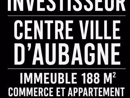 immeuble 188 m² aubagne