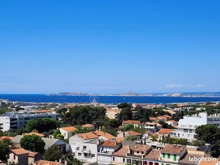 marseille 13009 – t3 de 70 5 m² au 10ème étage – vue mer & montagne – parking privatif – p