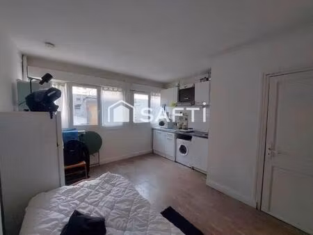 proche du métro mairie de montrouge - coeur de montrouge - studio vendu loué de 17 21 m2