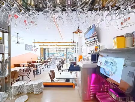 restaurant prêt à l'emploi 64m2+terrasse + réserve