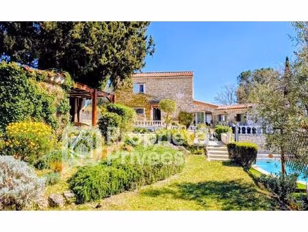 mas provençal en pierre - piscine - montauroux