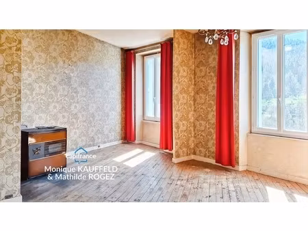 immeuble 2 appartements (t3/t5) à olliergues