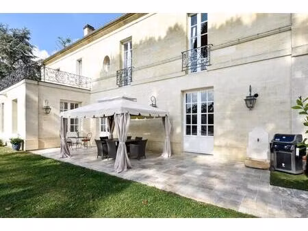bordeaux rive droite demeure de prestige 12 pièce(s) 450 m2