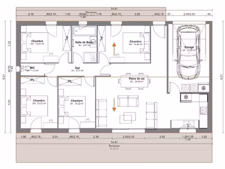 vente maison neuve 4 pièces 85 m² à azille (11700)  194 900 €