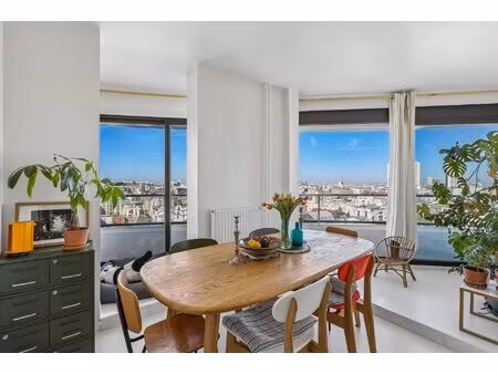 tour super italie - paris 13 - superbe appartement familial de 3ch - 5p - vue tour eiffel