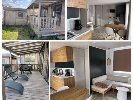 ? mobil-home de 2022 avec accès plage direct ? idéal pour profiter en famille