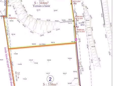 terrain 340 m² nîmes