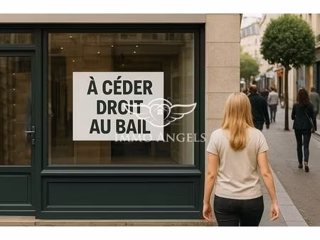 bail à céder commerce 50+15m2 reserve emplacement prémium