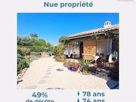 maison en viager 3 pièces 80 m²