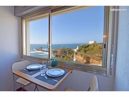 biarritz appartement vue mer et rocher de la vierge