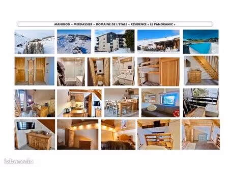 magnifique appartement de station meublé