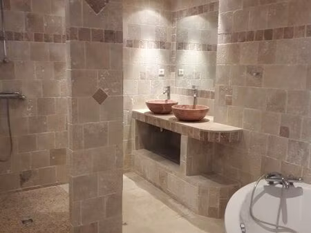 appartement 100m² rdc avec cour