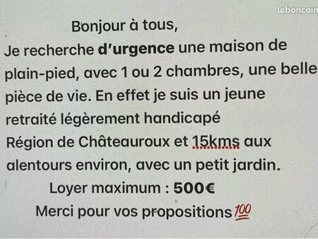 recherche maison châteauroux