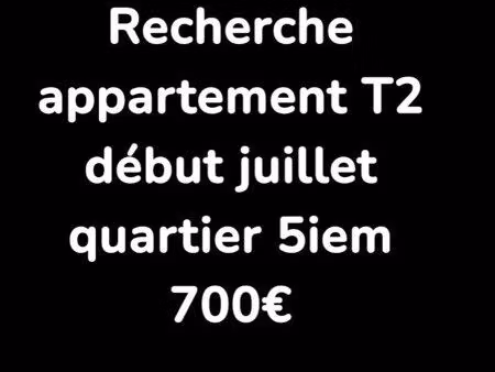 recherche appartement urgent