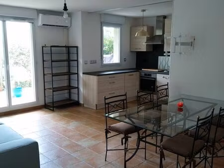 t2 meublé de 45m² avec jardin privatif - lardenne/tournfeuille