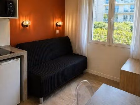 studio meublé refait à neuf – lycée pasteur – clinique hartmann – résidence standing sécur