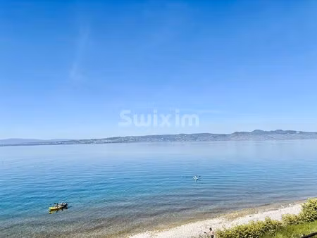 duplex t4 face au lac avec jardin et accès plage