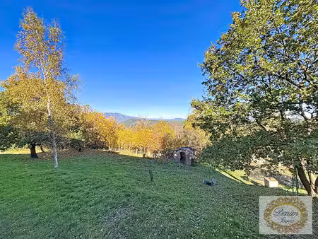 maison de campagne bioclimatique avec vue dominante et panoramique sur les cévennes en bor