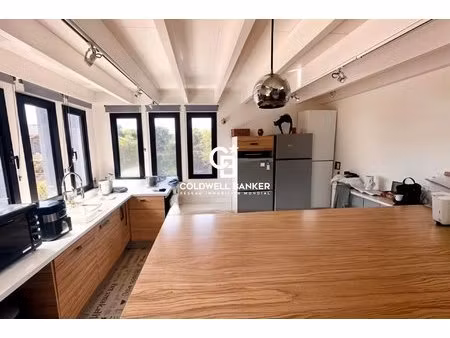 andernos  quartier du port ostreicole  2nde ligne avec aperçu bassin