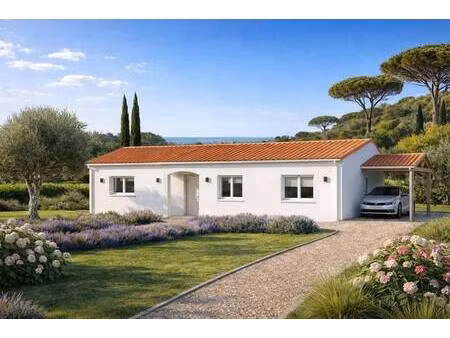 terrain avec maison neuve à vendre