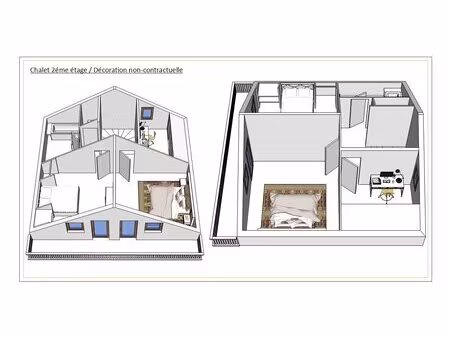 chalet prestigieux avec 150m2 de surface de plancher et 102m2 de surface habitable dans...