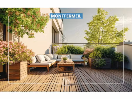 vente appartement neuf 4 pièces 82m2 montfermeil - 336682 € - surface privée