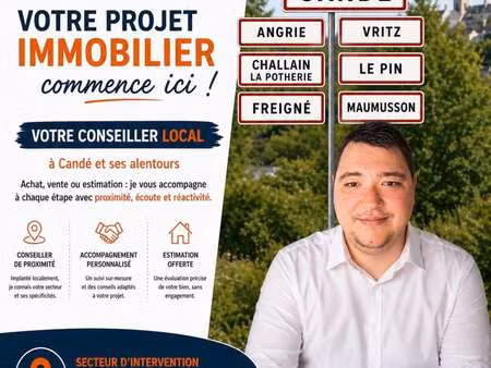 vente maison à candé (49440) : à vendre / 95m² candé