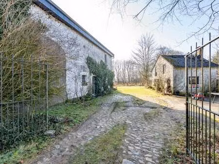 maison 4 façades avec terrain 60 ares et étang à houffalize