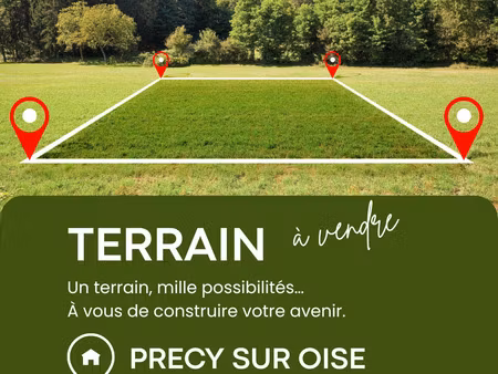 vente terrain 405 m²