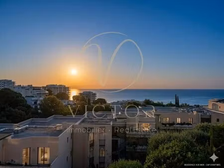 nice - fabron - 4p terrasse vue mer et parking