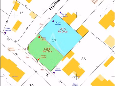 en vente terrain non constructible 600 m² – 119 900 € |saint-jean-de-monts
