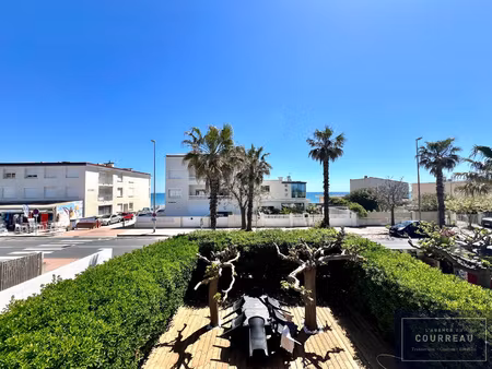 palavas-les-flots f4 vue mer  balcon et double parking