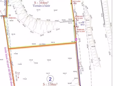 vente terrain à batir 340 m² à nimes (30000)  163 000 €