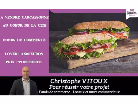 vente locaux professionnels 50 m² à carcassonne (11000)  99 000 €