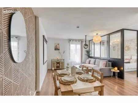 t2 meublé avec jardin – corbeil-essonnes – disponible immédiatement