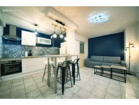 rare à mâcon : magnifique t2 meublé totalement rénové