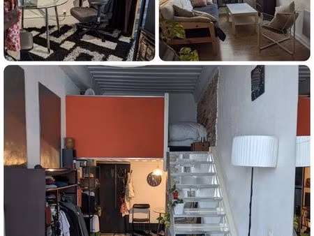 croix rousse t1 bis meublé + mezzanine | rue pierre blanc