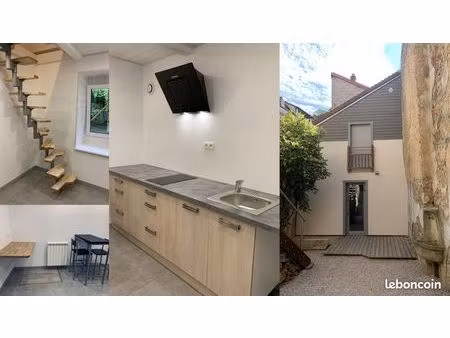 indépendant t1 bis meublé au centre de poligny