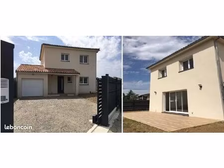 maison individuelle t4 avec garage  buanderie et jardin clos – lespinasse – disponible imm
