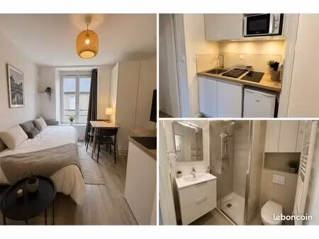 studio meublé de standing – 16 m² – quartier gare – quimper