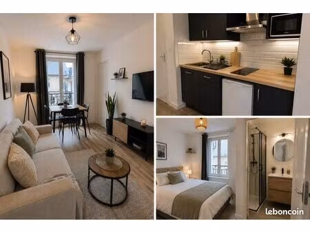 t2 meublé 26 m² – proche gare – 640