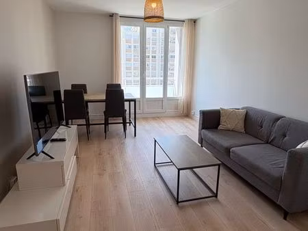 t3 meublé – 58 m² refait à neuf – grenoble - disponible immédiatement