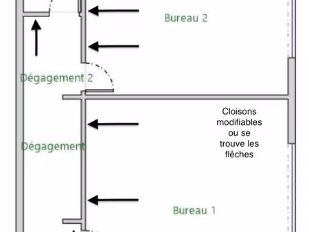 local bureaux avec commercialité ligne 9
