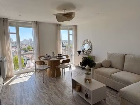 t2 meublé rénové avec balcon – 47 m² reims – avenue jean jaures