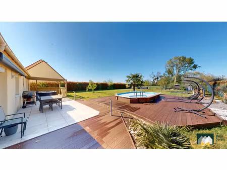 maison individuelle  4 chambres avec jardin et piscine - saint-g