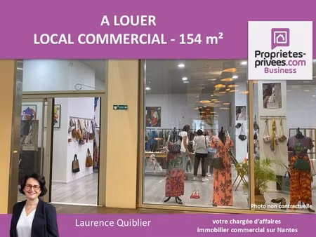 à louer local commercial 154 m² – 3 850 € |nantes
