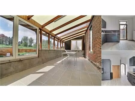 duplex à vendre avec terrasse et 2 chambres   trazegnies (vbe15026)