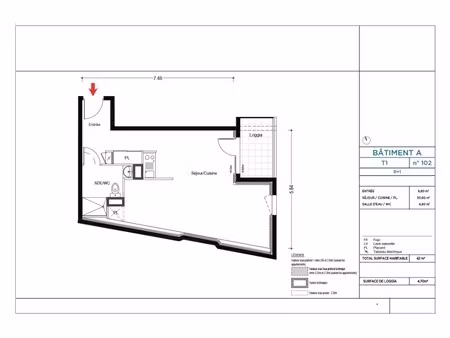 location appartement 1 pièce 42m² clermont ferrand 63000