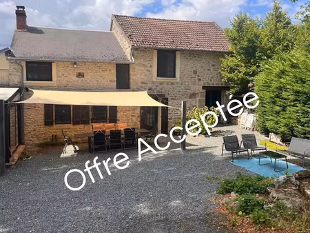 vente maison 8 pièces 135.5 m² à saint-silvain-sous-toulx (23140)  172 500 €