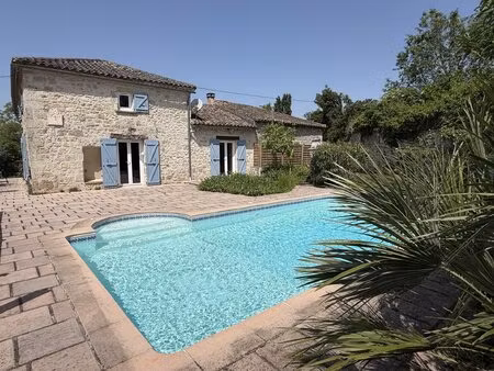 entre villeneuve et agen - maison familiale en pierre avec piscine et dépendances